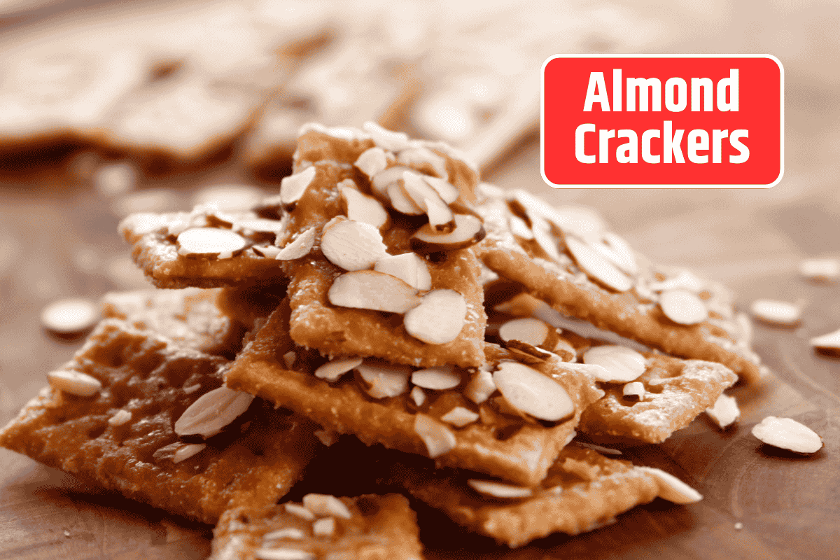 2 Ingredient Almond Crackers: Easy to Made Gluten Free Crackers