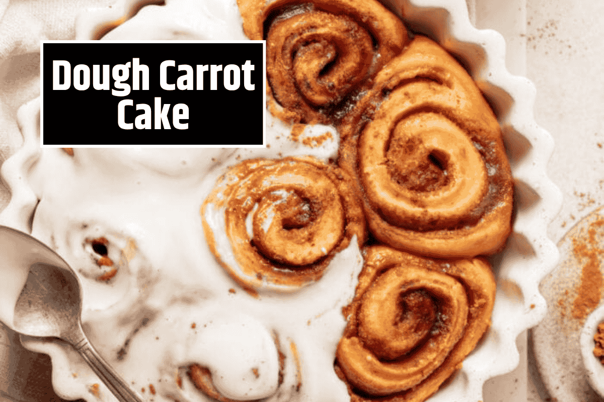 2 Ingredient Dough Carrot Cake Cinnamon Rolls for Foodies