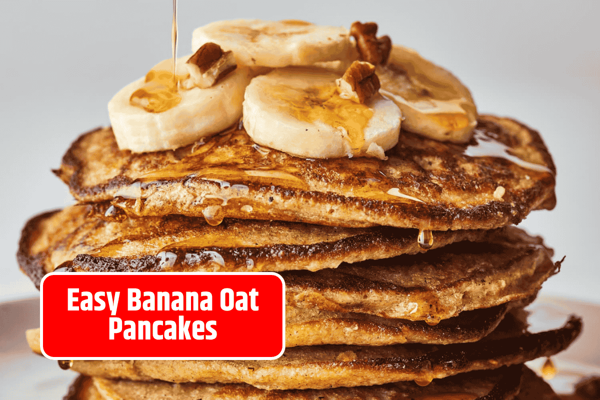 Easy Banana Oat Pancakes: A Healthy and Quick Breakfast for the Whole Family