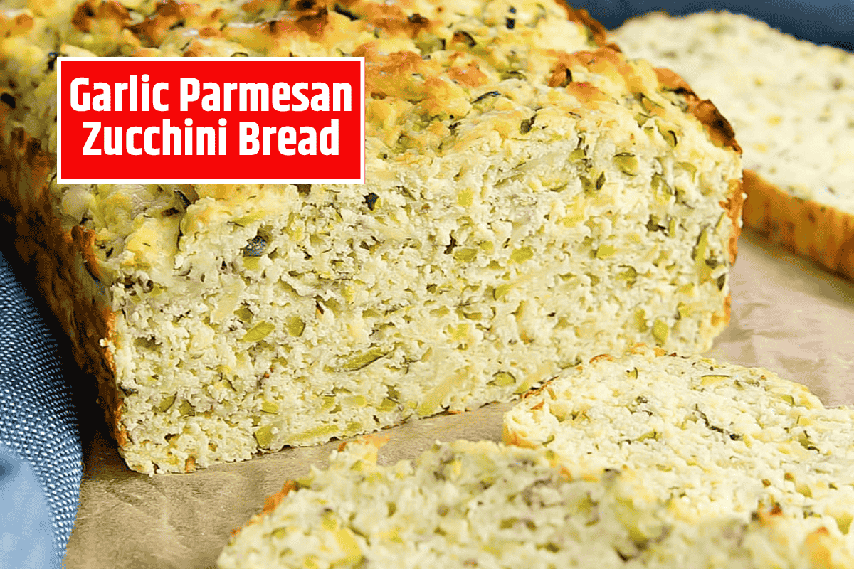 Garlic Parmesan Zucchini Bread