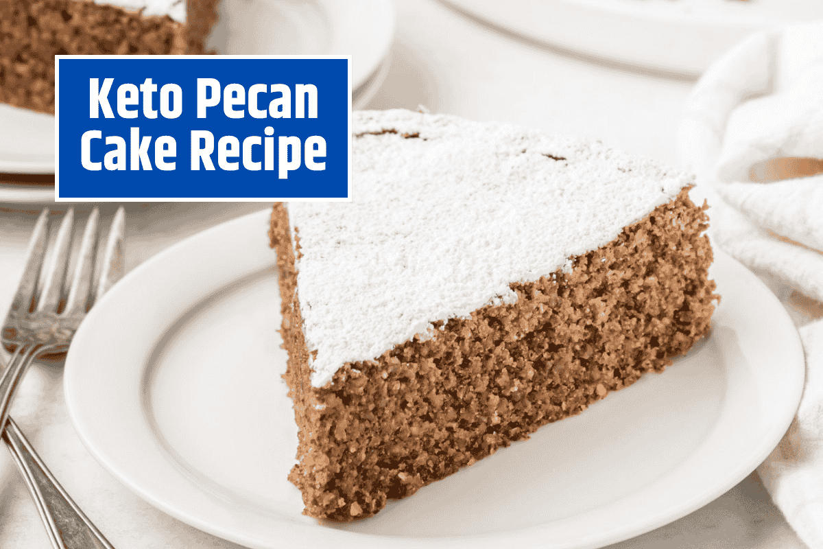 3 Ingredient Keto Pecan Cake Recipe - Learn in 2 Minutes