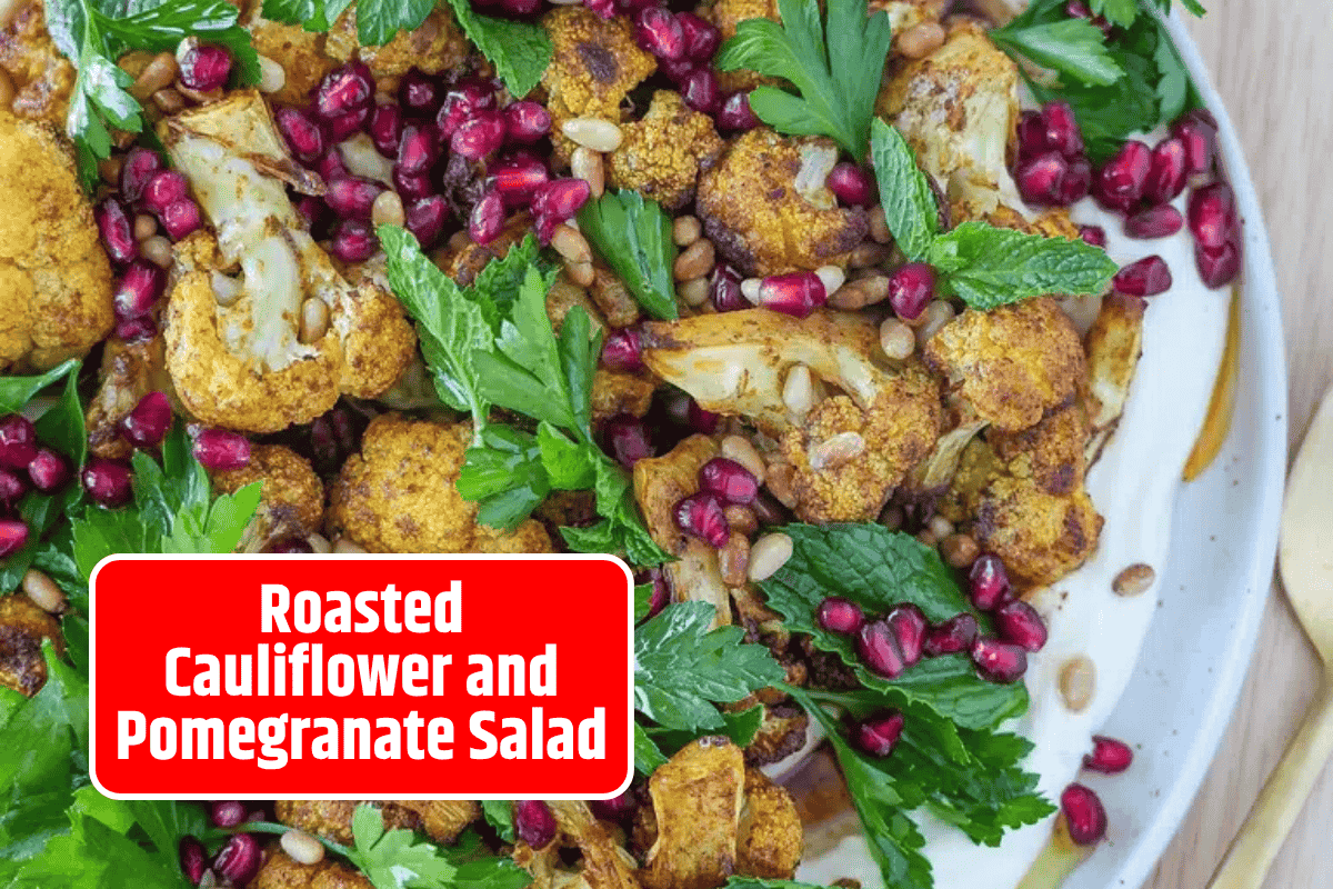 Roasted Cauliflower and Pomegranate Salad