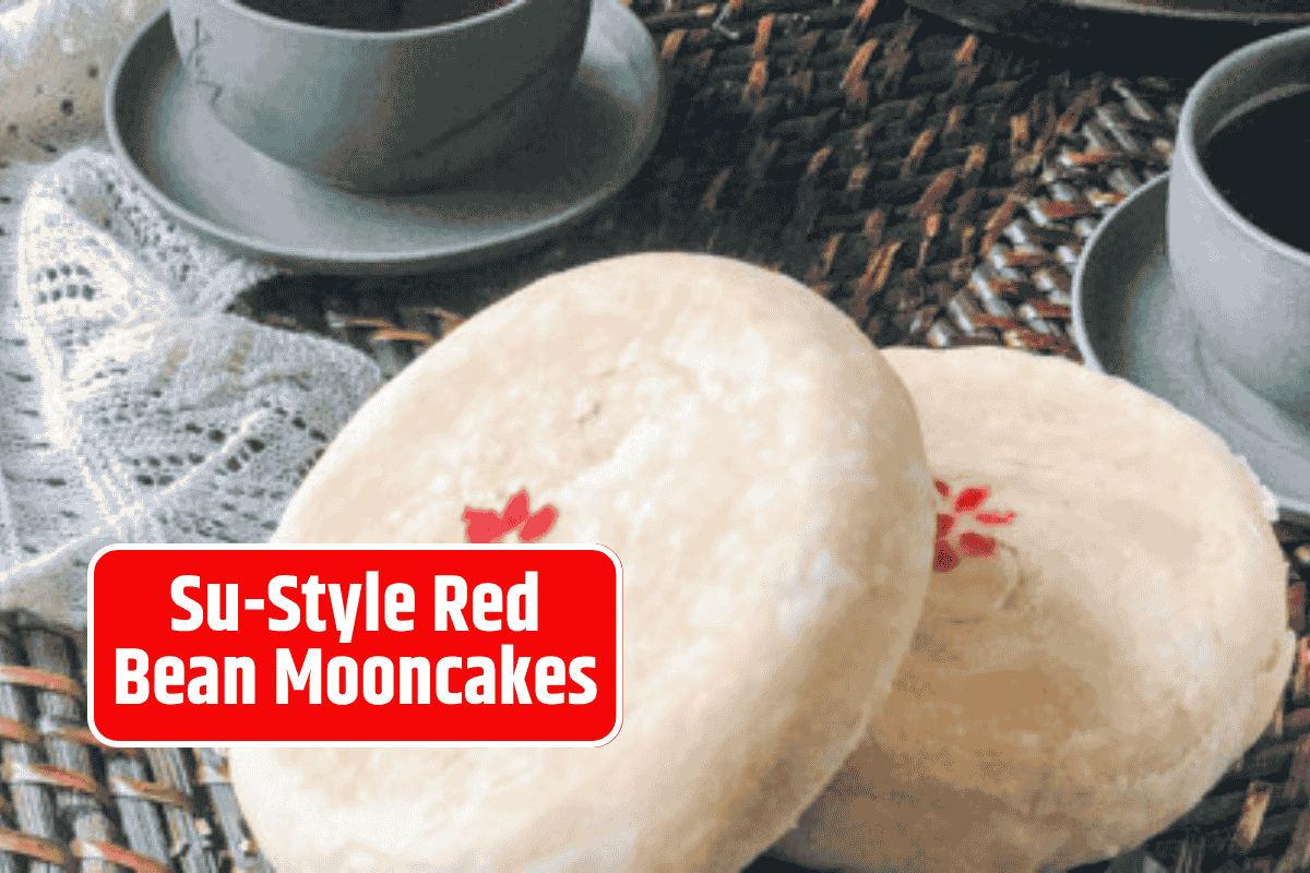 Su-Style Red Bean Mooncakes