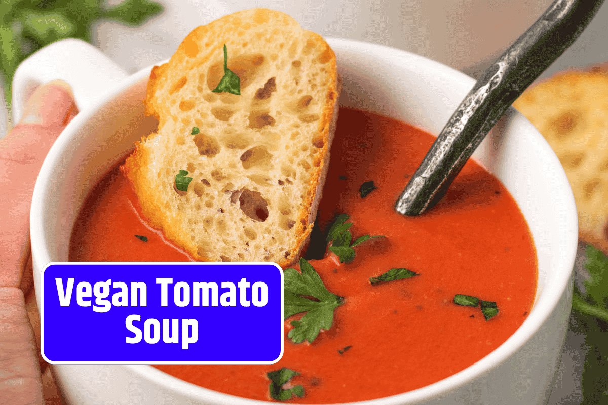 Vegan Tomato Soup—Creamy, Smooth & Dairy-Free