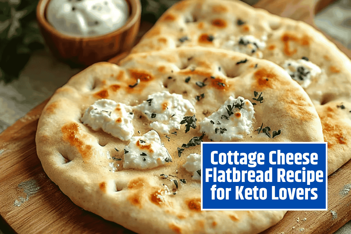 2 Ingredient Cottage Cheese Flatbread Recipe for Keto Lovers